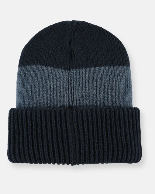 Block Stripe Beanie