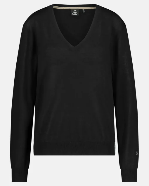 De Antistatische Merino Wool Amalfi Trui Met V-Hals