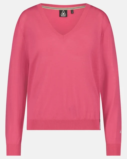 De Antistatische Merino Wool Amalfi Trui Met V-Hals