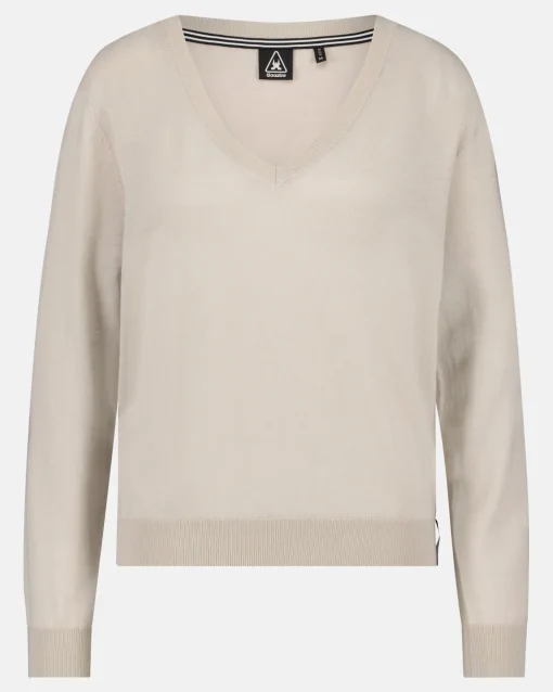 De Antistatische Merino Wool Amalfi Trui Met V-Hals