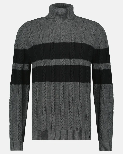 De Kabel Gebreide Move Over Roll Sweater