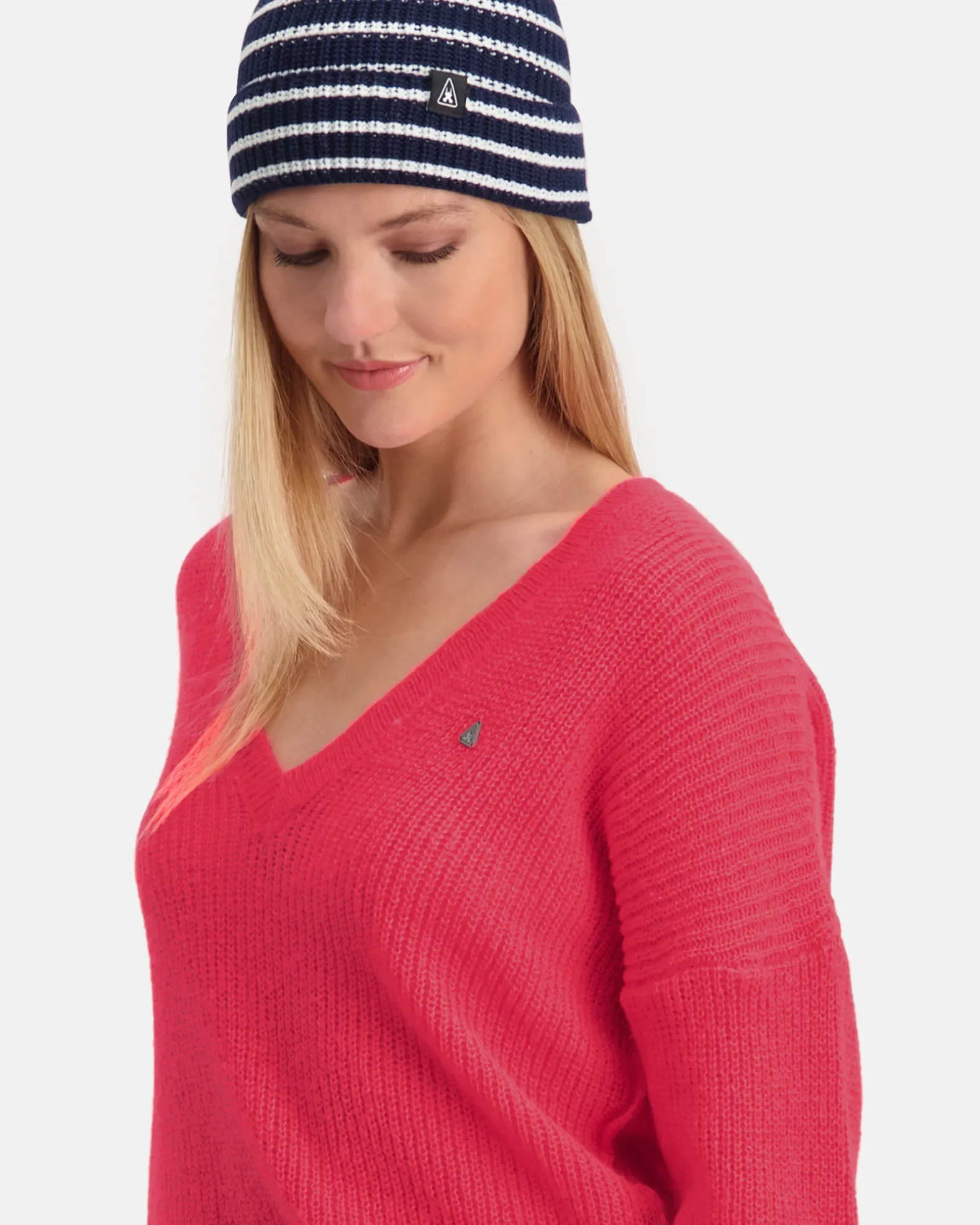 Gemeleerde Mohair Blend Trui Passion